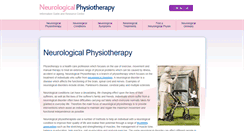 Desktop Screenshot of neurologicalphysiotherapy.com